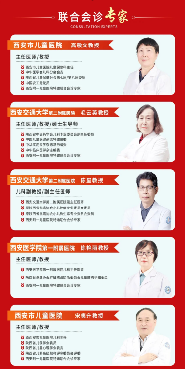 国庆中秋不放假，守护健康不缺席！北京三甲名院儿科大咖齐聚西安附一儿童医院，多学科联合会诊及健康援助行