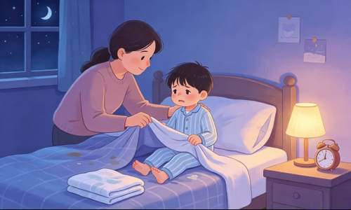 白天不尿裤子、夜里总