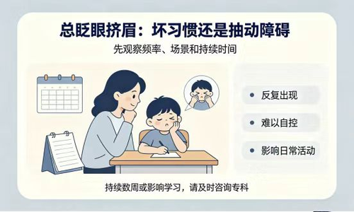 孩子反复眨眼、清嗓子、耸肩是坏习惯吗?读懂儿童抽动障碍的科学真相